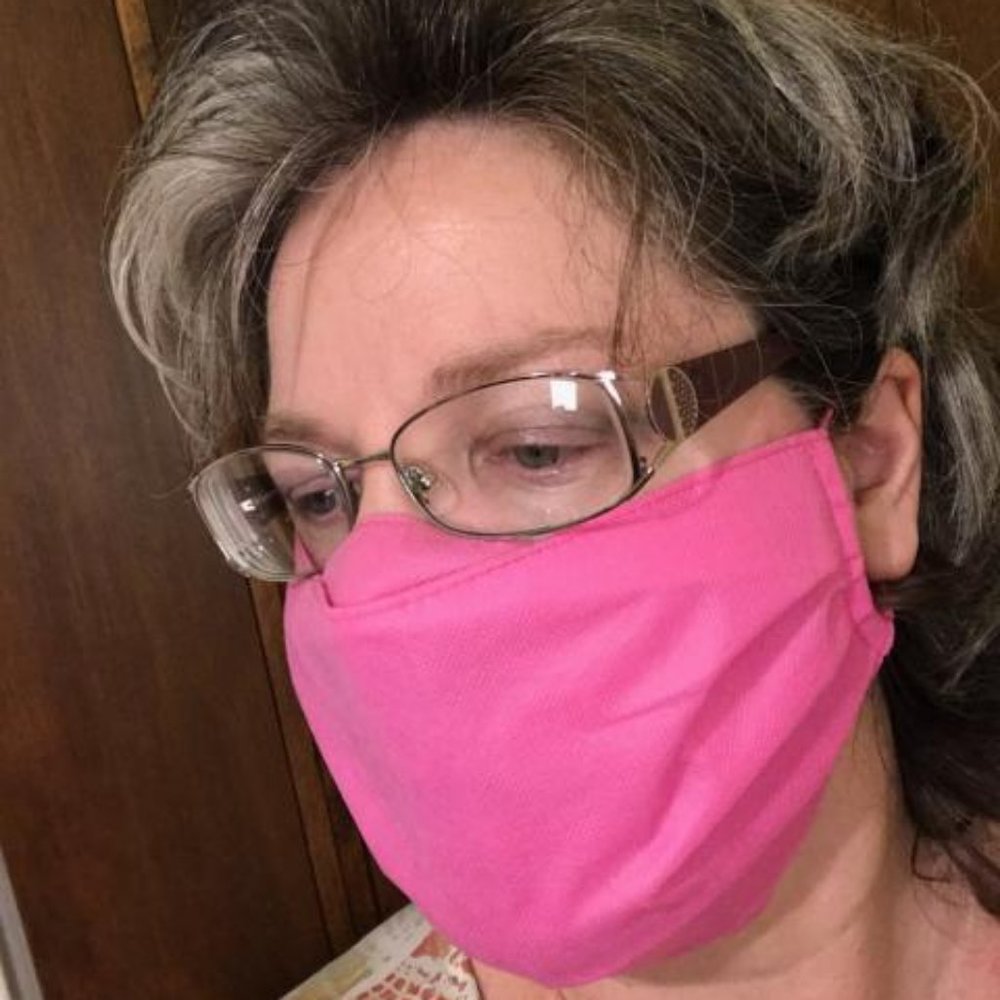 PINK CUSTOM FACE MASK WASHABLE REUSA…